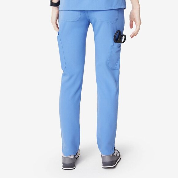 FIGS Technical Collection Yola Skinny Ceil Blue Scrub Pants (Size XXS) - Picture 3 of 9